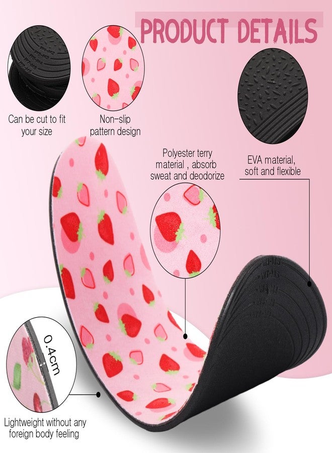 Velmitten 6 Pairs Shoe Insoles for Clog Garden Breathable Shoe Insoles Inserts No Show Socks for Women Men(Lively Pattern) - Image 3